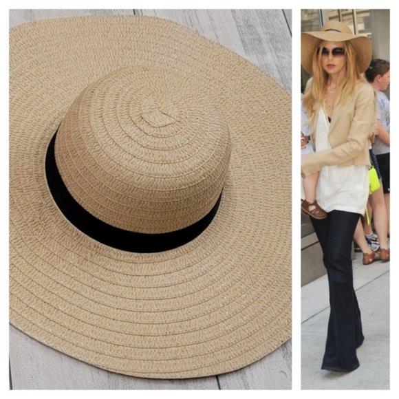 RESTOCKED🌺 Straw Floppy Beach Sun Hat - Picture 2 of 8